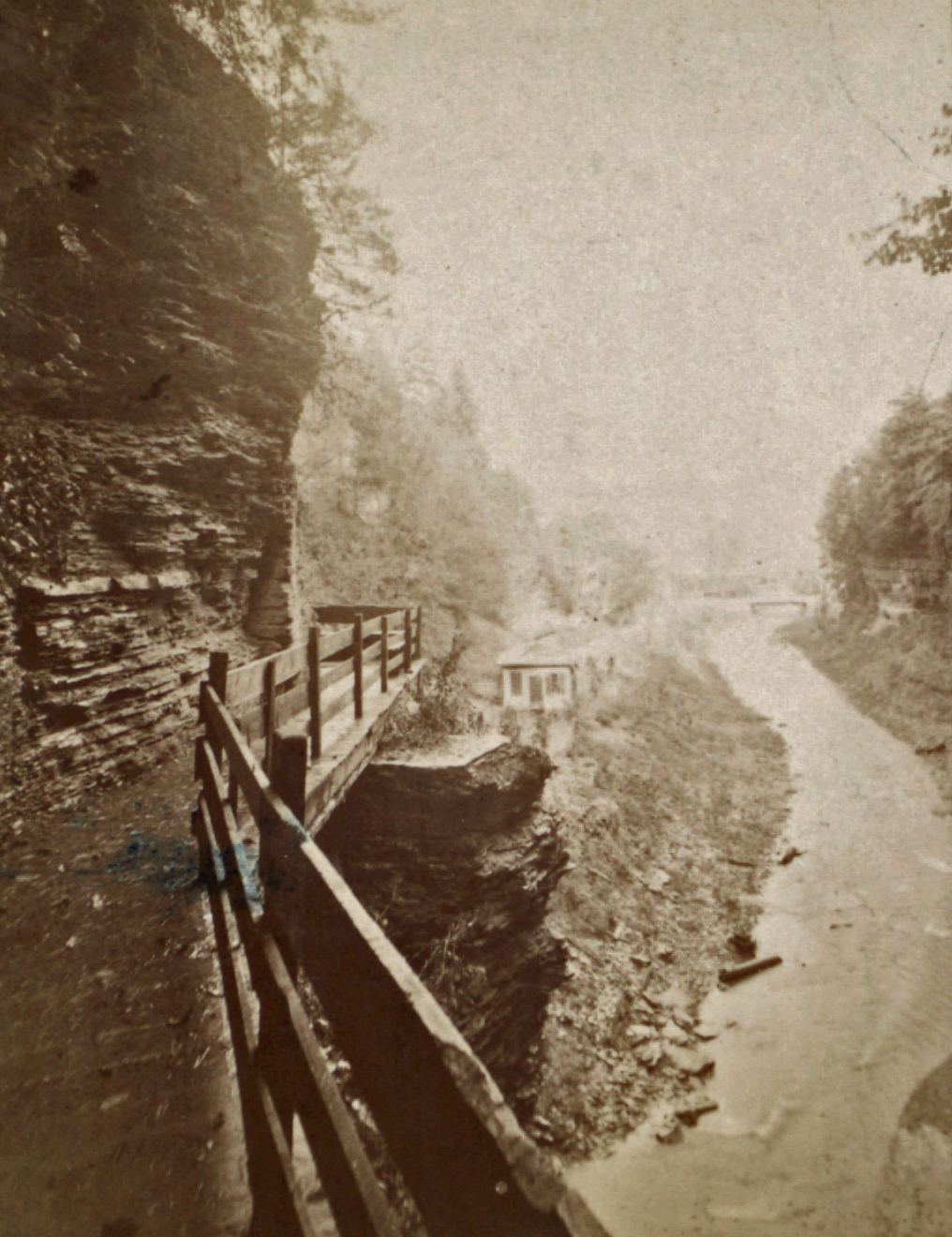 Looking back from the Entrance Stairs at Watkins Glen