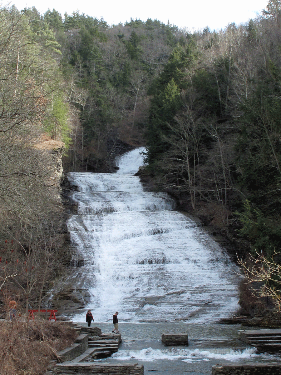 Buttermilk Falls from on High Walk in the Park