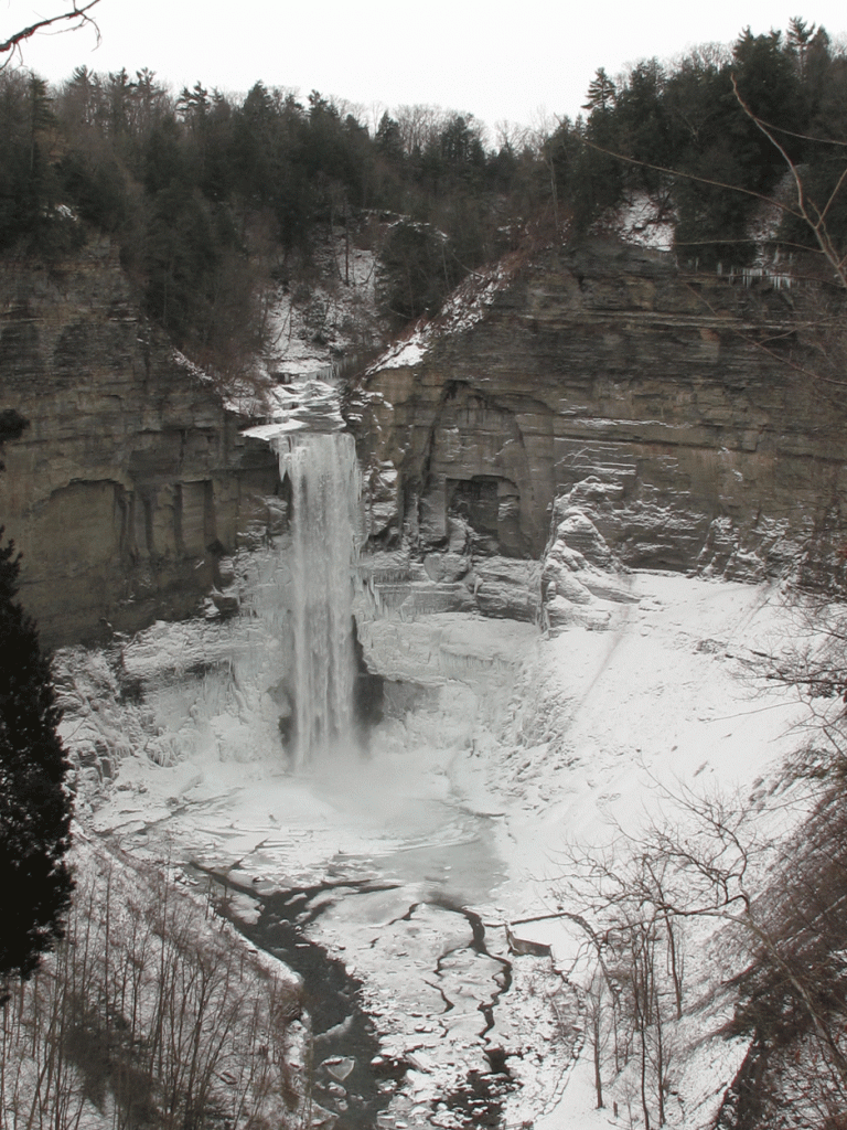 Taughannock Falls State Park overlook waterfall Trumansburg Ithaca NY Finger Lakes Tompkins County