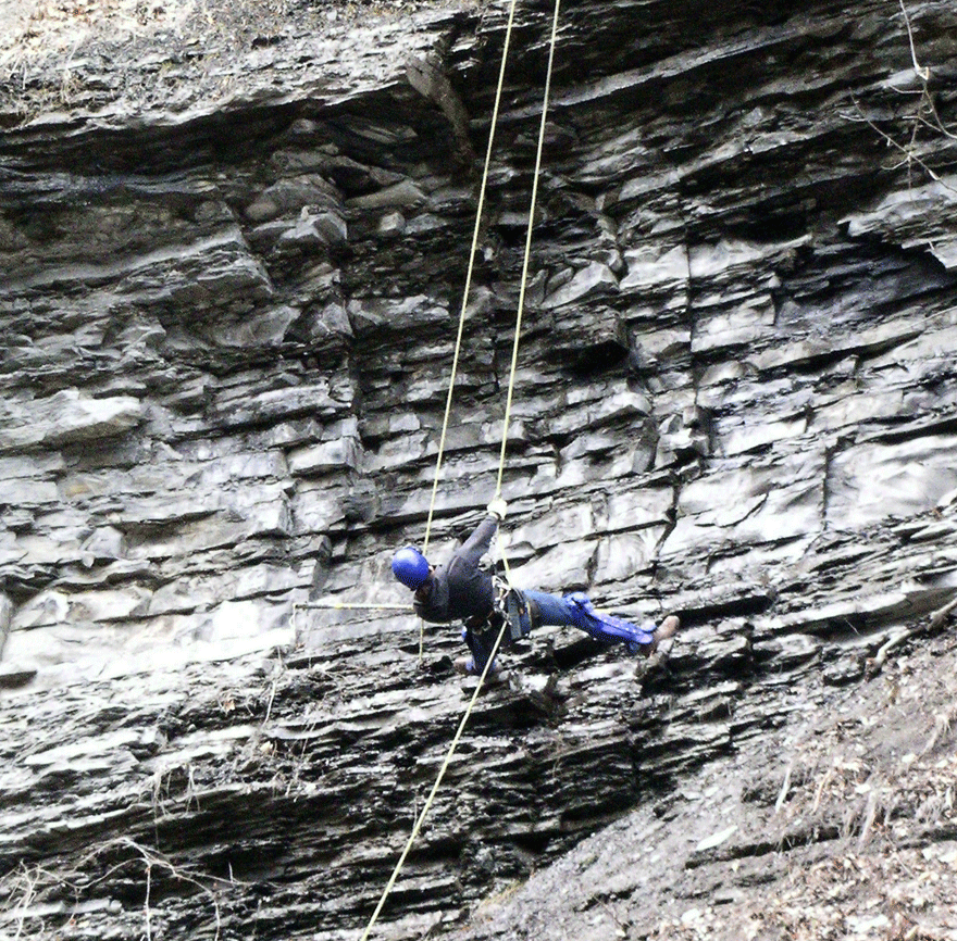 Watkins Glen Scaling Watkins Glen State Park scaling cliff Finger Lakes