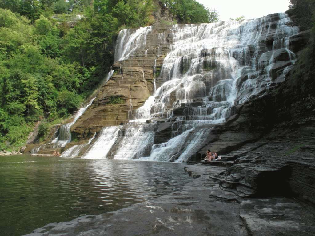 Ithaca Falls Ithaca Falls, Fall Creek, Cornell, Finger Lakes, Cayuga