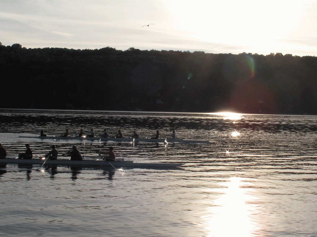 Crew Boats on Cayuga Lake Crew boat, Cayuga Lake, Ithaca College